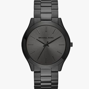 MK Men's Slim Runway Stainless Steel Quartz Watch